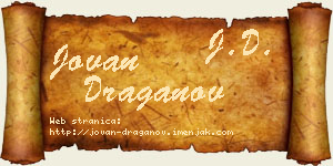 Jovan Draganov vizit kartica